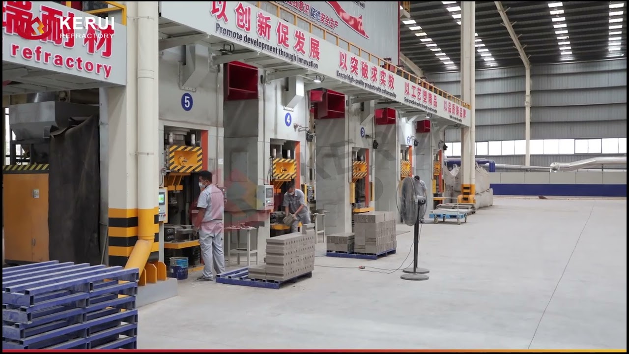 Production of Kerui Refractory Fire Bricks