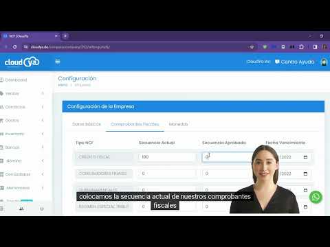 Configuración Comprobantes fiscales