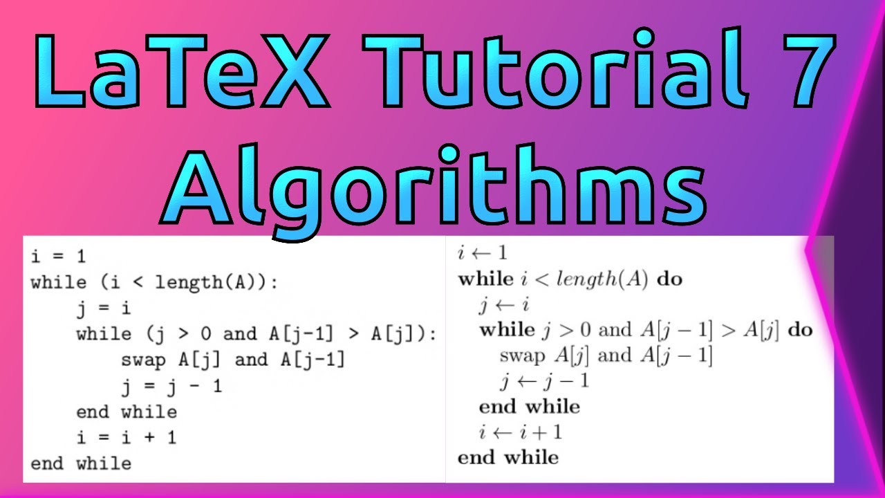 Pseudocode Latex Template