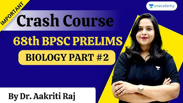 Target 68th BPSC Prelims | Science Revision | Biology Part- 2 | Dr. Aakriti Raj