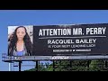 Tyler Perry gives controversial response to actress who used a billboard to get his attention