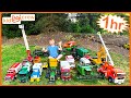Toy truck compilation. Construction, emergency, and Farm toys for kids with Bruder & Lego | Kid Crew