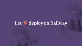 Let your coding agent deploy your code with the Railway Agent Skill