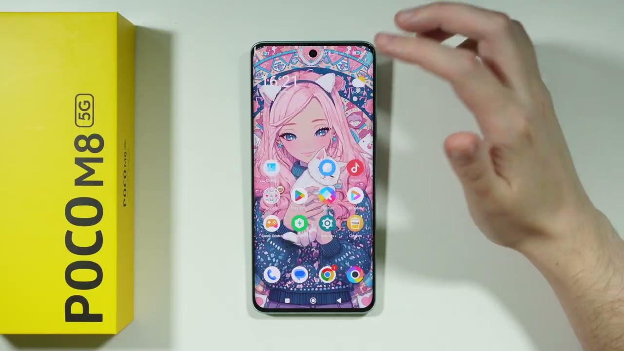 POCO M8 5G: Как включить счетчик шагов (добавить шагомер на главный экран) - Подсчет шагов