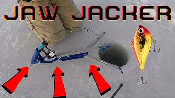 Ice Fishing Jaw Jacker / How To Use A Jaw Jacker / How To Set Up / Automatic Hook Set