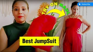Try On Haul Striped Women Jumpsuit Review Jumpsuits For Girls 2023
