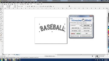 Text on Path Button Tutorial for TRW Stone Editor CorelDraw Macro