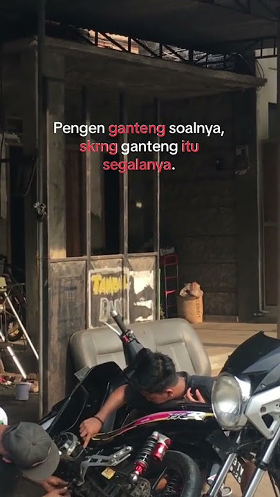 story wa pengen ganteng soalnya, ganteng itu segalanya #story #yamahafizr #motorbebek #viral