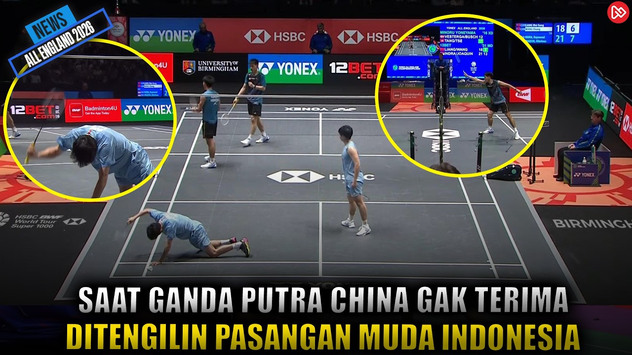 Hampir BANTING RAKET 😱 Inilah Tingkah TENGIL Raymond Joaquin Bikin MD China JENGKEL 🔥🔥🔥