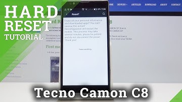 How to Wipe Data in Tecno Camon C8 - Factory Reset by Settings