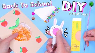 DIY EASY FIDGET TOYS IDEAS for BACK TO SCHOOL! Viral TikTok anti-stress fidgets