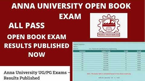 Anna university open book exam Result published|Happy news|All pass |All regulation result published