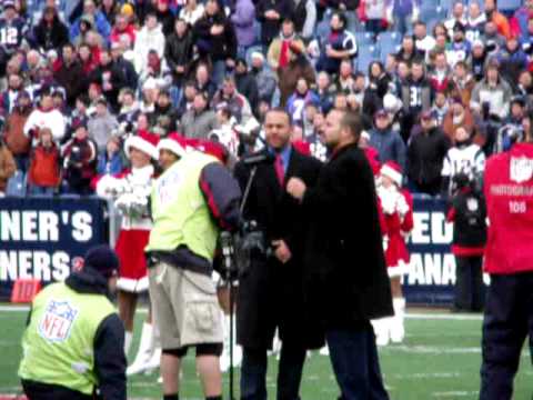 Kirk and Kellen Gilbert National Anthem @ Buffalo ...