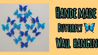 Paper butterfly wall hanging | Home Decor Ideas..🦋