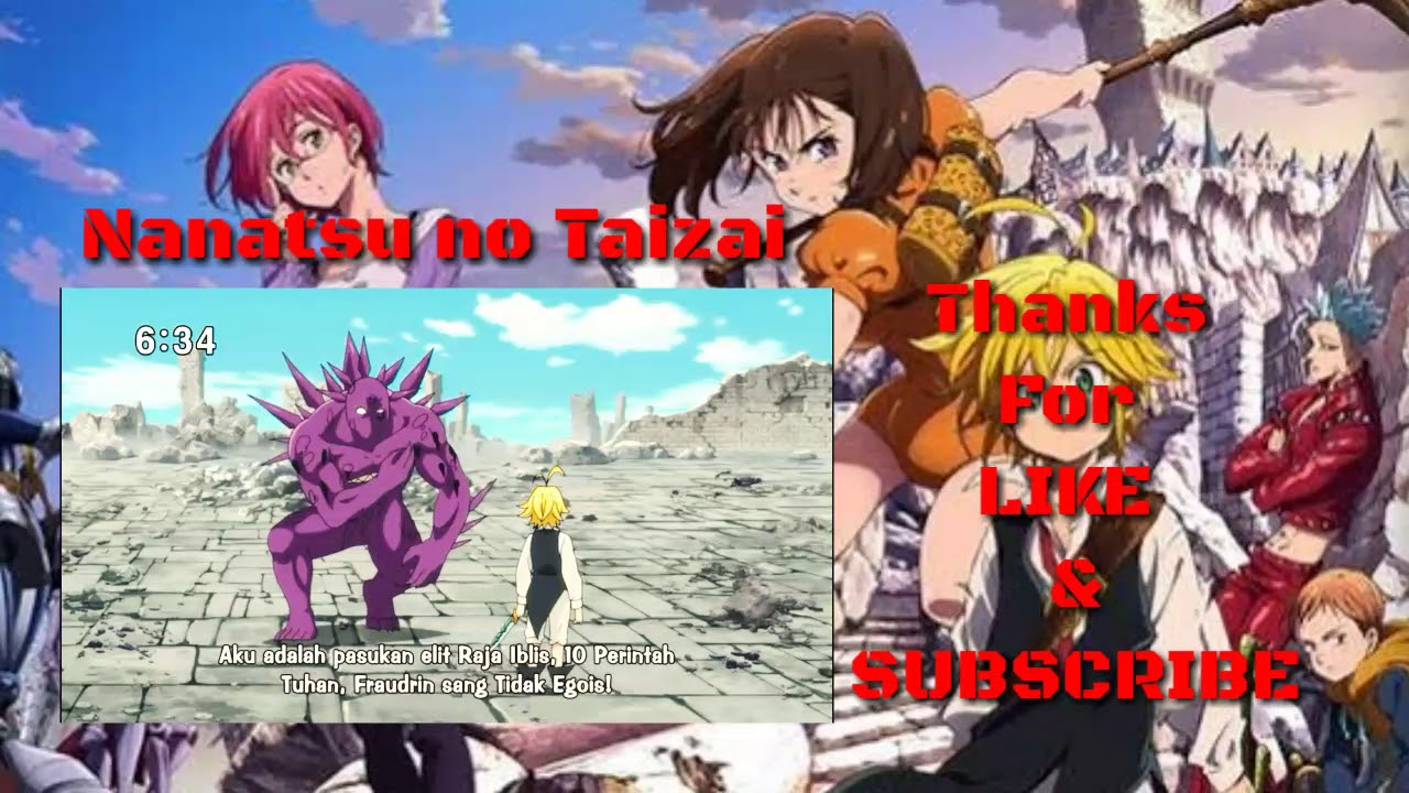 Meliodas vs Fraudrin NNT S.2 episode end - YouTube