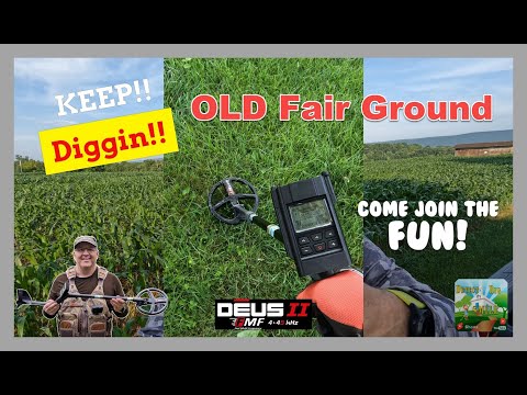 METAL DETECTING a Fair Ground with XP Deus 2 • Pennsylvania Land