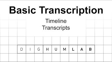 Basic Transcription (6/6) - Timeline transcripts.