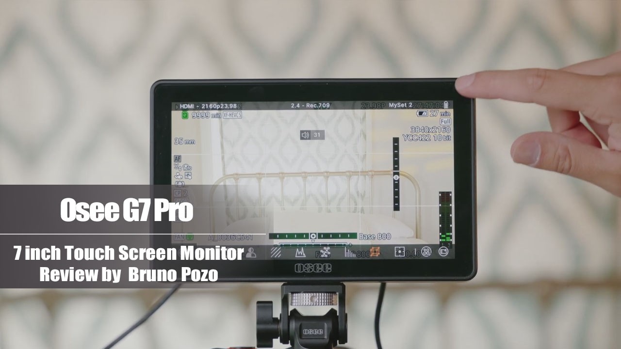 Osee G7 Pro Camera Control Touchscreen Field Monitor Review by