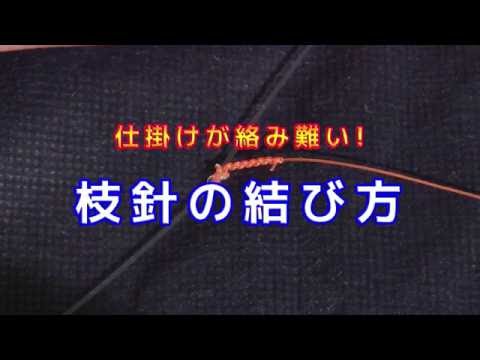 仕掛けが絡み難い枝針 エダス の作り方 ボートでのアジ釣り仕掛けなどに Youtube