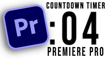 EASY! How To Make A Countdown Timer In Premiere Pro