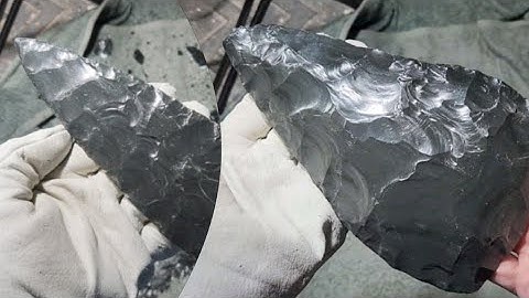 1949 - Part 1/2 - Large Dacite Blade Challenge #flintknapping