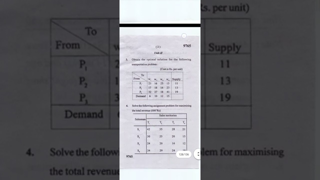 MDU BA LLB 5 year course 4 th semester operational management 2018