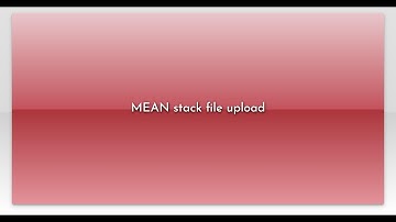 MEAN stack file upload
