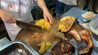 Hong Kong street food / crispy pork roast, char Sui , roast duck /