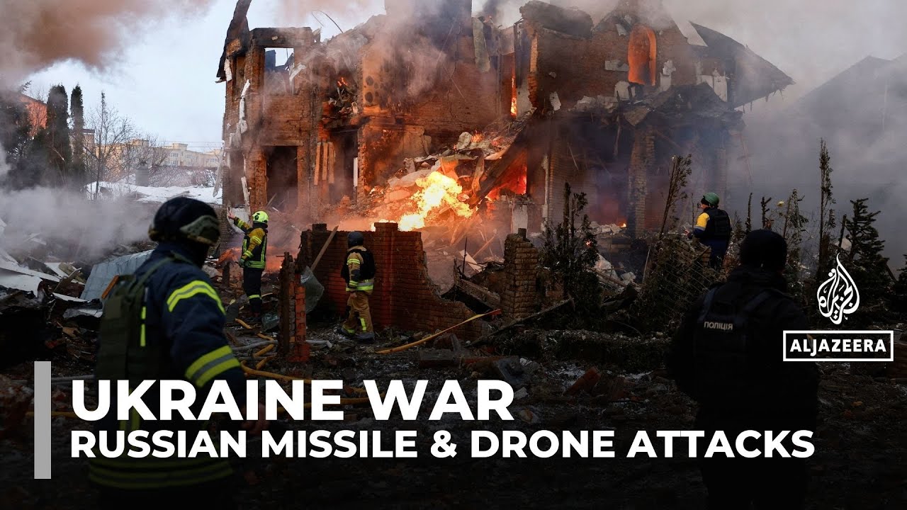 Russian missiles and drones pound Ukraine’s capital ahead of invasion anniversary