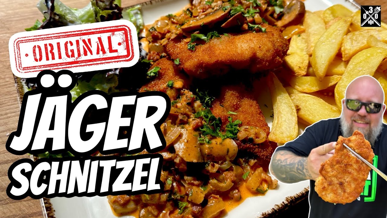 Jägerschnitzel Original selber machen Jägersoße a la Bobby - 030 BBQ