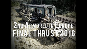 2nd Armored in Europe - The Final Thrust 2016 - Raeren conquest