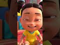 A cute 3D animated baby character in a colorful room. #cartoon #shorts