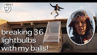 Breaking 36 Lightbulbs With My Balls! - Steve-O - The Sidemen Show
