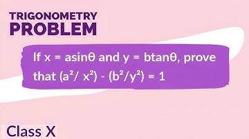 If x=a sin theta and y= b tan theta, then prove (a square/x square-b square/y square)=1