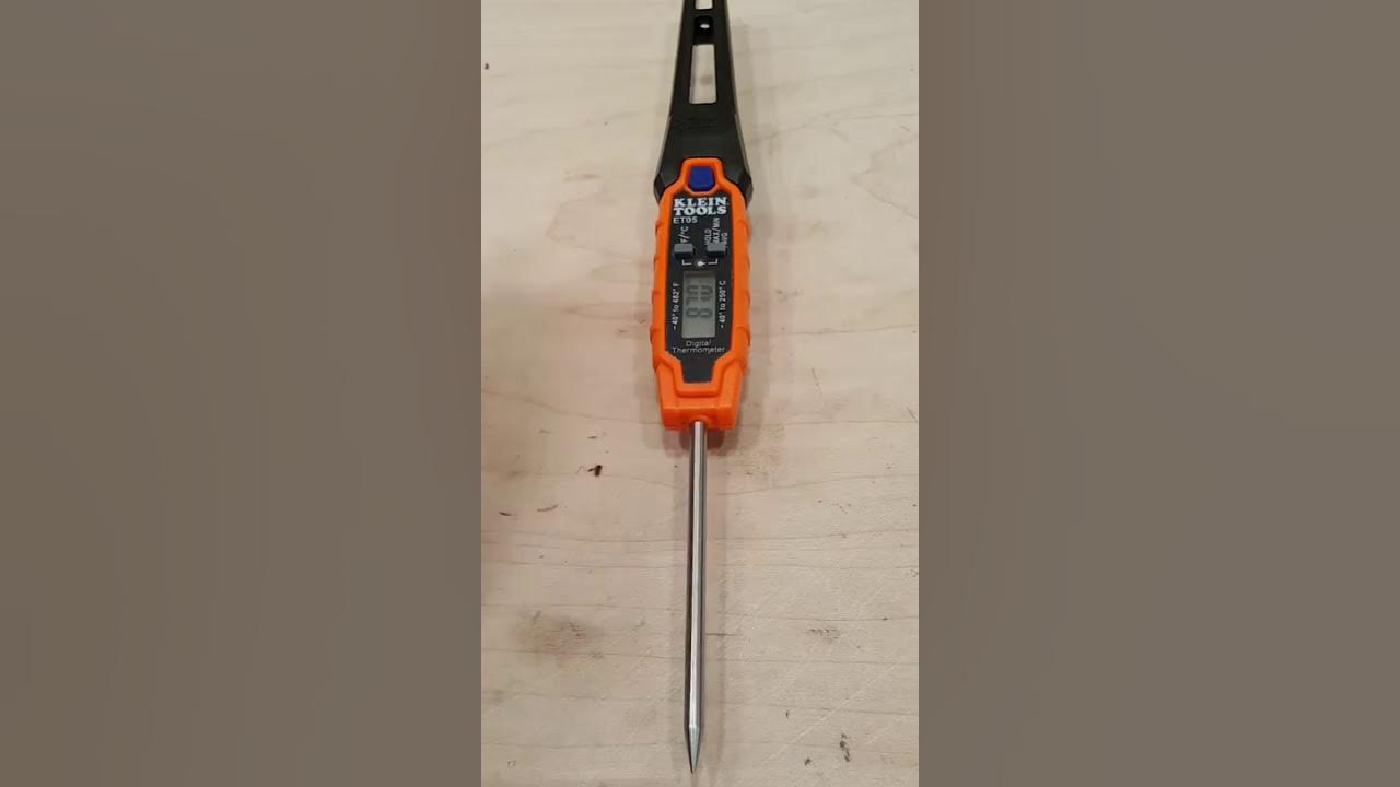 Klein Tools Digital Pocket Thermometer ET05 - The Home Depot