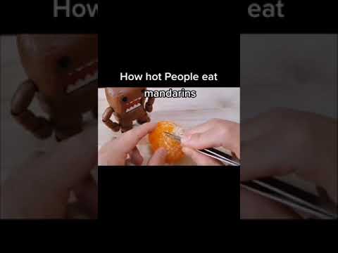 How Hot People Eat Mandarins tiktok muumaez