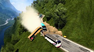 Overloaded Buses On The Most Dangerous Roads | World’s Most Dangerous Roads | Dangerous Mountain