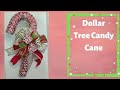 How to Make a Candy Cane Wreath - Inexpensive & Easy with a Dollar Tree Frame