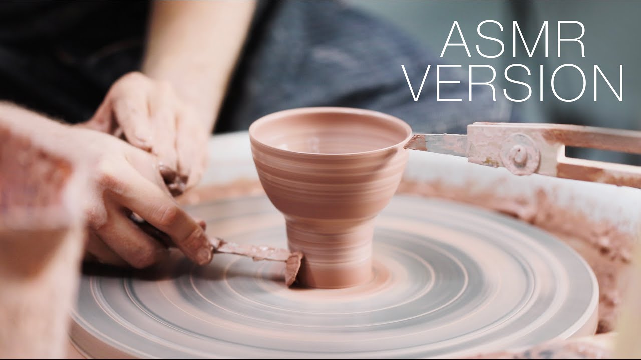 Throwing a Heavily Grogged New Stoneware Clay — ASMR Edition 