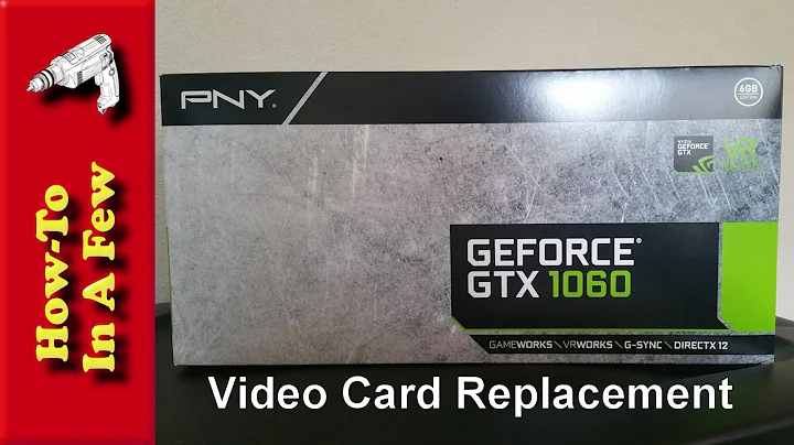 【簡単手順】PNYのGeForce GTX 1060ビデオカードの取り付け方法