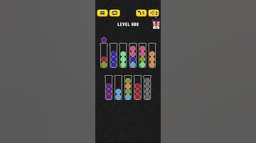 Ball Sort - Color Puzzle Game - Level 598 - Walkthrough SOLVED by RobotPlayer AI!!!