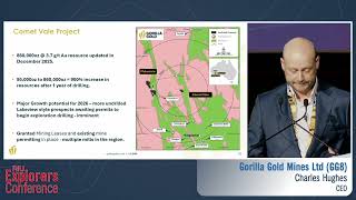 Gorilla Gold Mines CEO Charles Hughes at RIU Explorers Conference Fremantle 2026