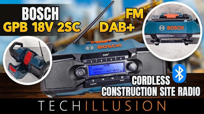 Radio de chantier bluetooth Bosch GPB 18V-2 SC 06014A3100 