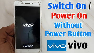 how to switch on vivo phone without power button | vivo mobile bina power button ke kaise on karen