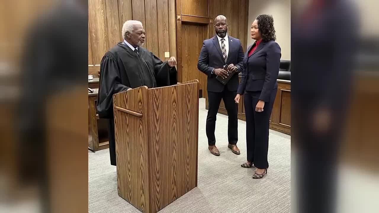 New Montgomery County district attorney pro tem sworn in - YouTube