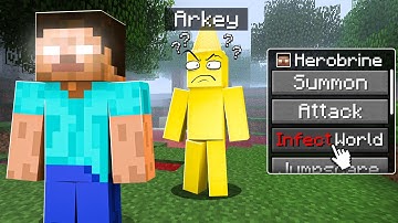 Playing As HEROBRINE To Troll My Friend.. (Minecraft)