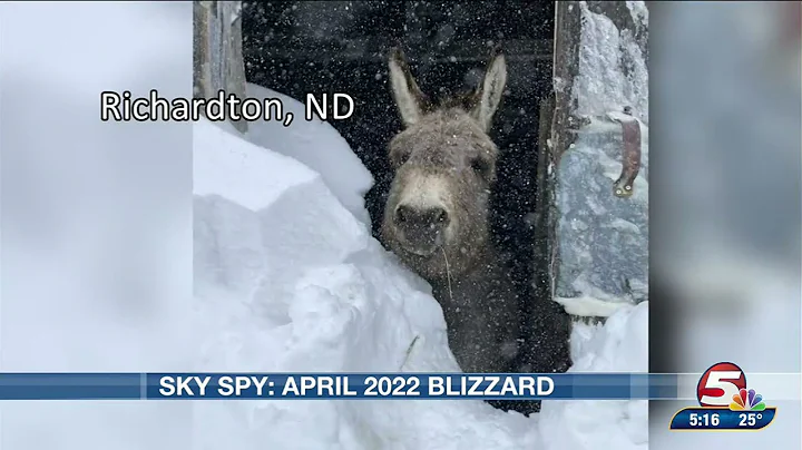 April 2022 North Dakota Blizzard SkySpy Photos