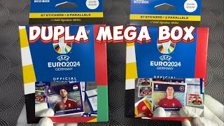 Szoboszlai Lila Parallel Topps UEFA EURO 2024 Dupla Mega Eco sticker box bontás