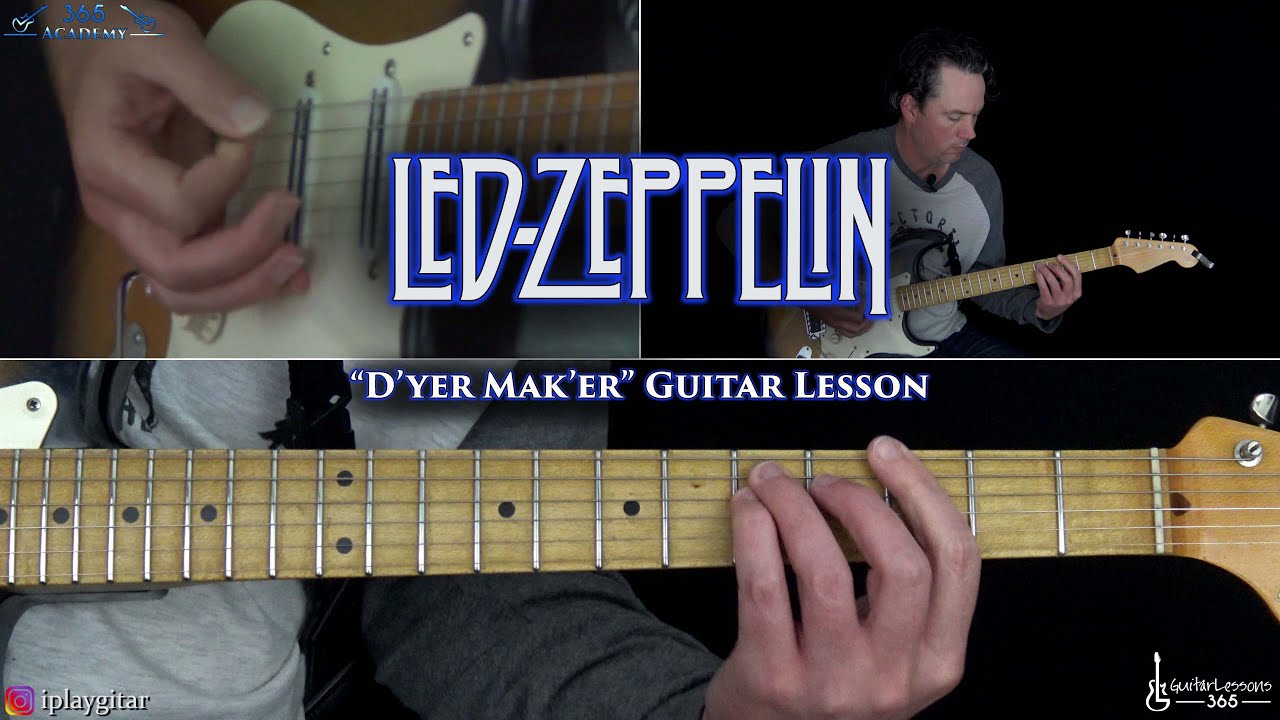 D'yer Mak'er Guitar Lesson - Led Zeppelin