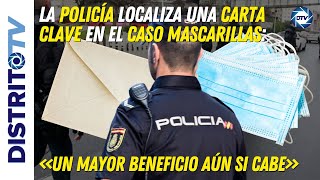 BRUTALDOCUMENTO QUE PUEDE HUNDIR A SÁNCHEZPolicía localiza una carta clave en el caso Mascarillas